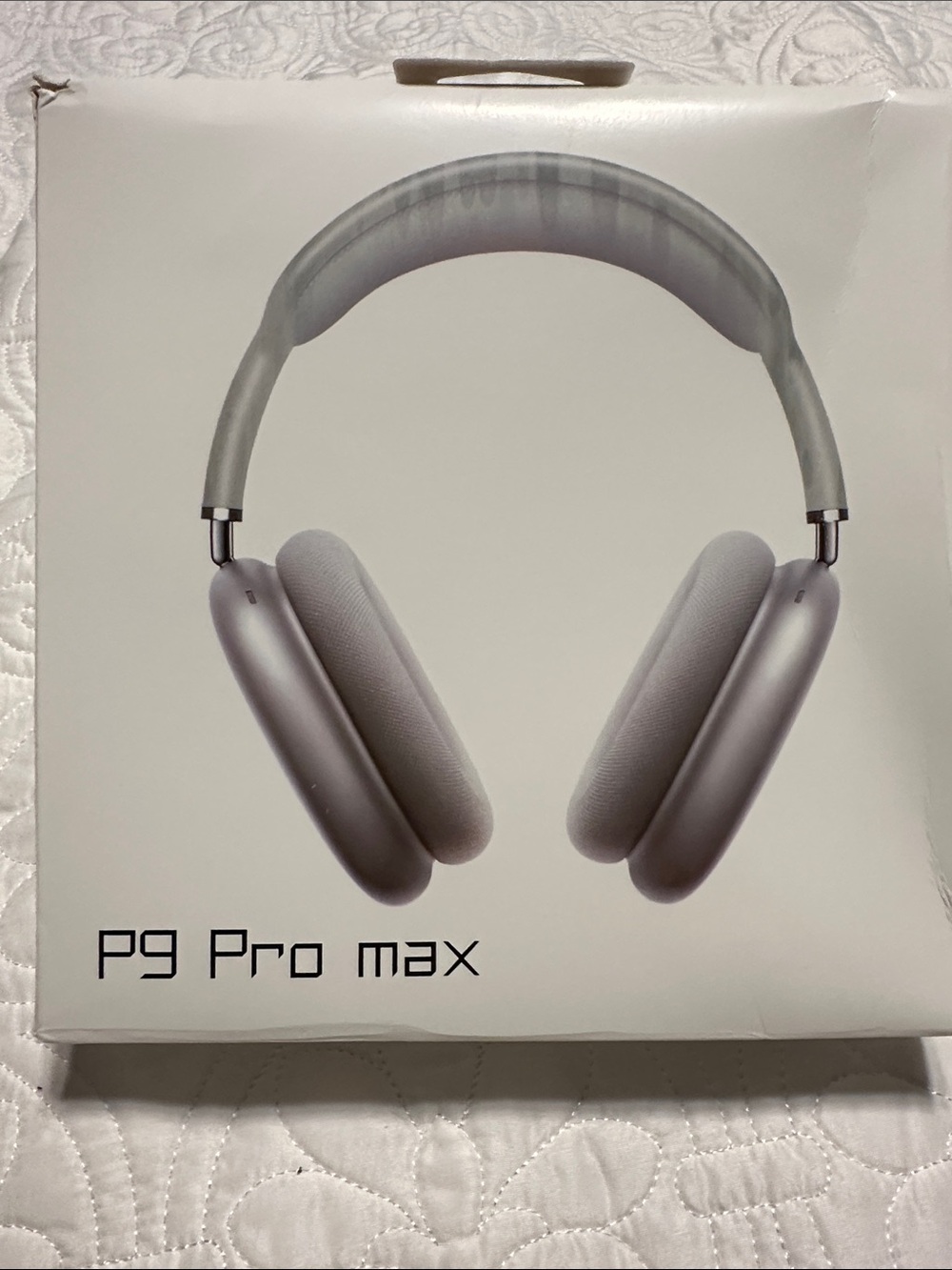 P9 Pro Max Over-Ear Headphones - Light Gray
